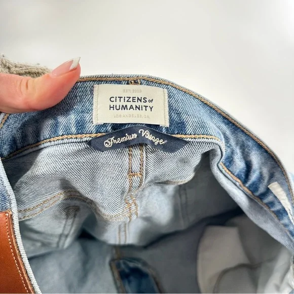 Citizens of Humanity designer jeans Emerson straight leg distressed 32 - Picture 7 of 16